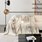 Dandelion Reversible Striped Couch Throw Cover for Living Room Pet Sofa Slipcovers Couch Protector