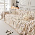 Reversible Sofa Throw Blanket, Couch Cover Sofa Slipcover for Most Shape Sofas