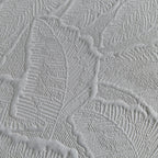 Embossed Leaf Pattern Sofa Cover Blanket for Couch, Soft Cooling Textured Couch Cover