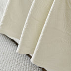 Embossed Leaf Pattern Sofa Cover Blanket for Couch, Soft Cooling Textured Couch Cover
