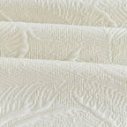 Embossed Leaf Pattern Sofa Cover Blanket for Couch, Soft Cooling Textured Couch Cover