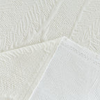 Embossed Leaf Pattern Sofa Cover Blanket for Couch, Soft Cooling Textured Couch Cover
