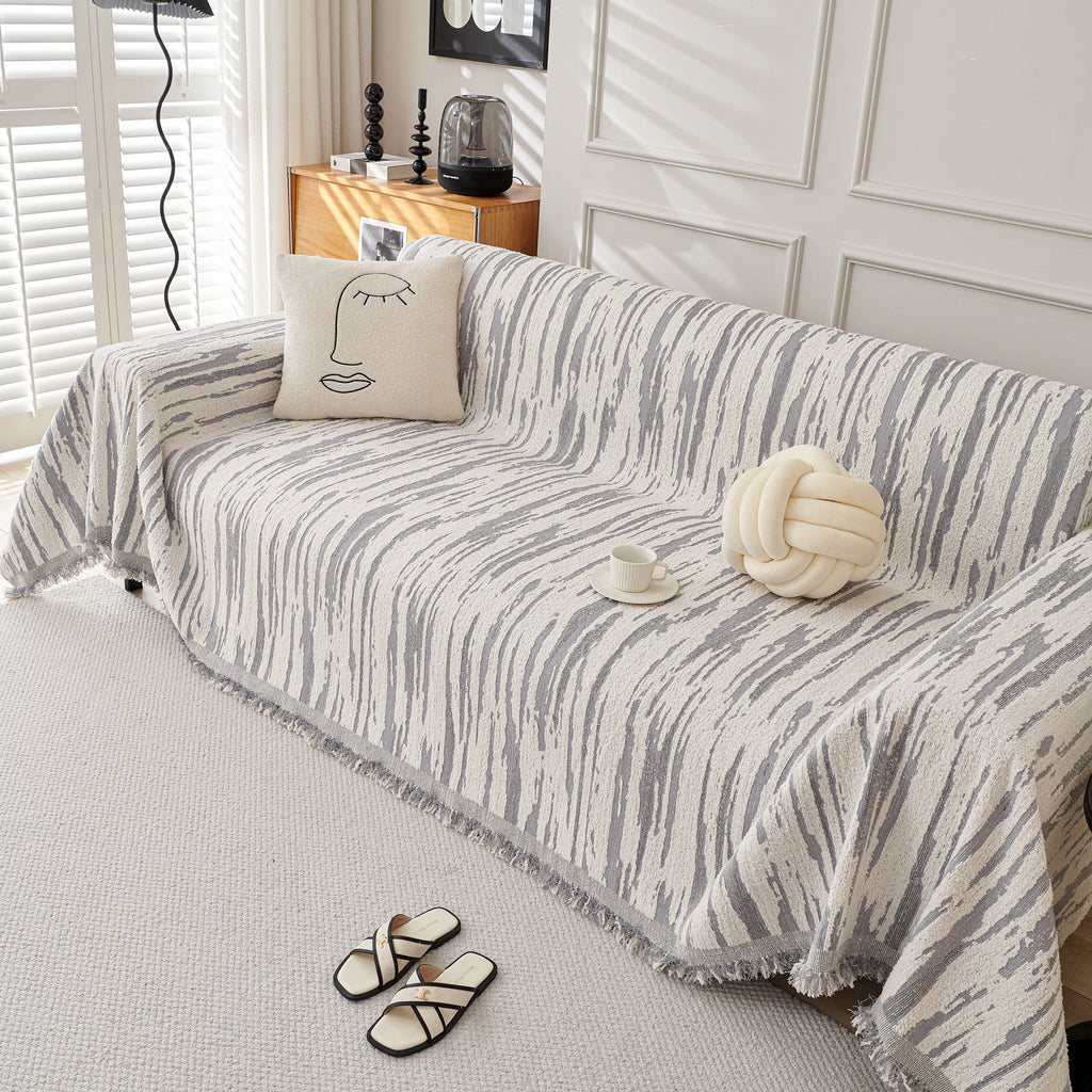 Reversible Sofa Throw Blanket, Couch Cover Sofa Slipcover for Most Shape Sofas