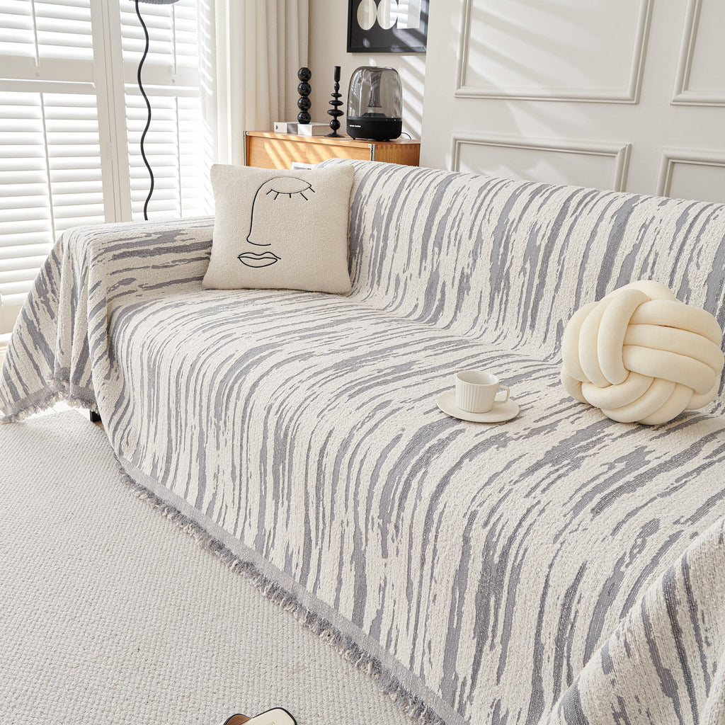 Reversible Sofa Throw Blanket, Couch Cover Sofa Slipcover for Most Shape Sofas
