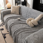 Soft Plush Fleece Throw Blanket for Couch Solid Cute Warm Couch Cover Blanket for Winter