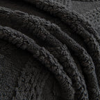 Soft Plush Fleece Throw Blanket for Couch Solid Cute Warm Couch Cover Blanket for Winter