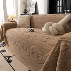 Soft Plush Fleece Throw Blanket for Couch Solid Cute Warm Couch Cover Blanket for Winter