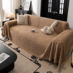 Plush Warm Decor Couch Cover Soft Jacquard Fleece Throw Blankets for Bed Couch Sofa Chair