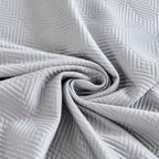 Cooling Ice Silk Soft Sofa Cover Blanket, Woven Geometric Textured Modern Couch Cover