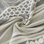Chenille Sofa Cover Throw Blanket, Boho Geometric Scratch Proof Couch Protector