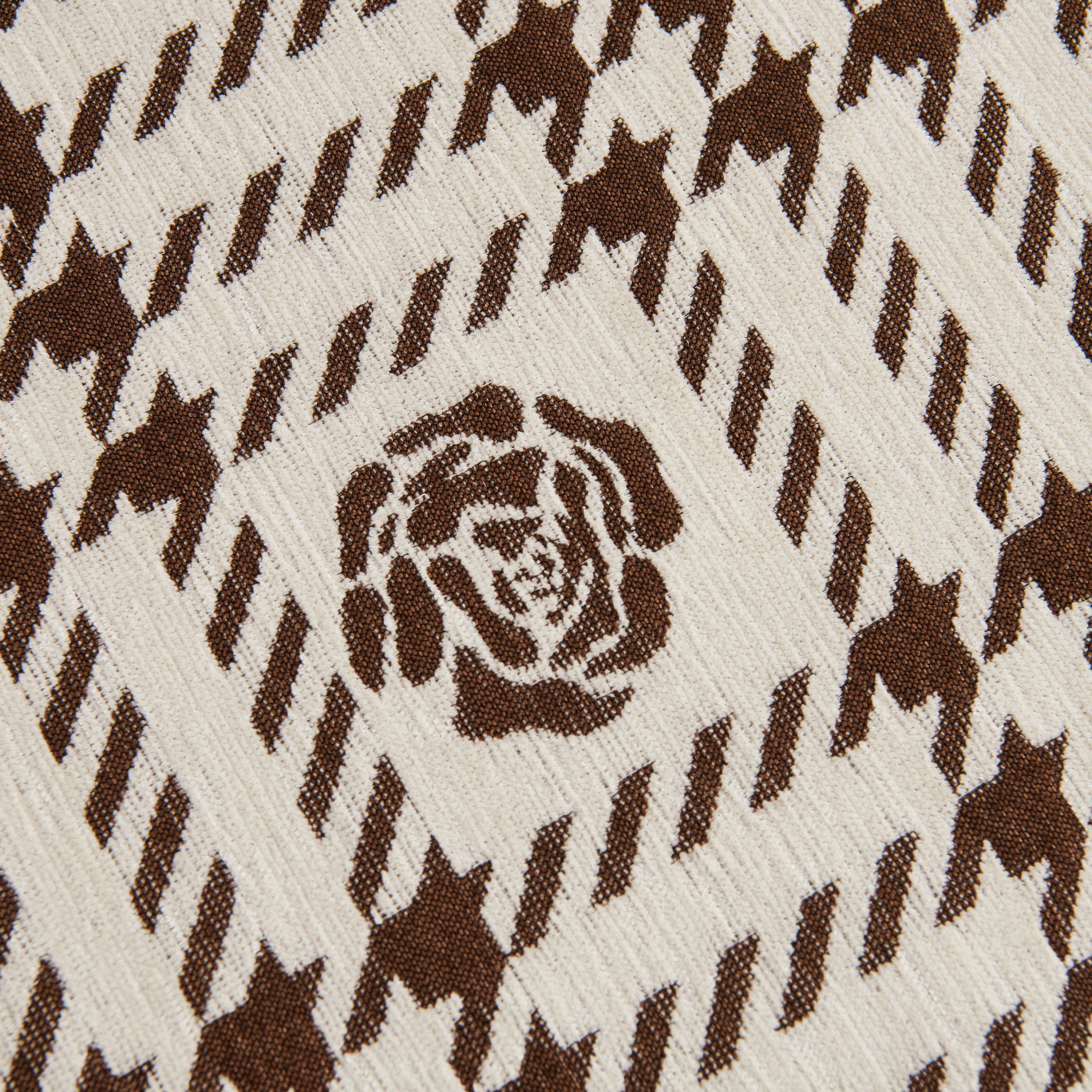 Chenille Houndstooth Sofa Throw Cover, Scratch Proof Cozy Throw Blankets for Couch