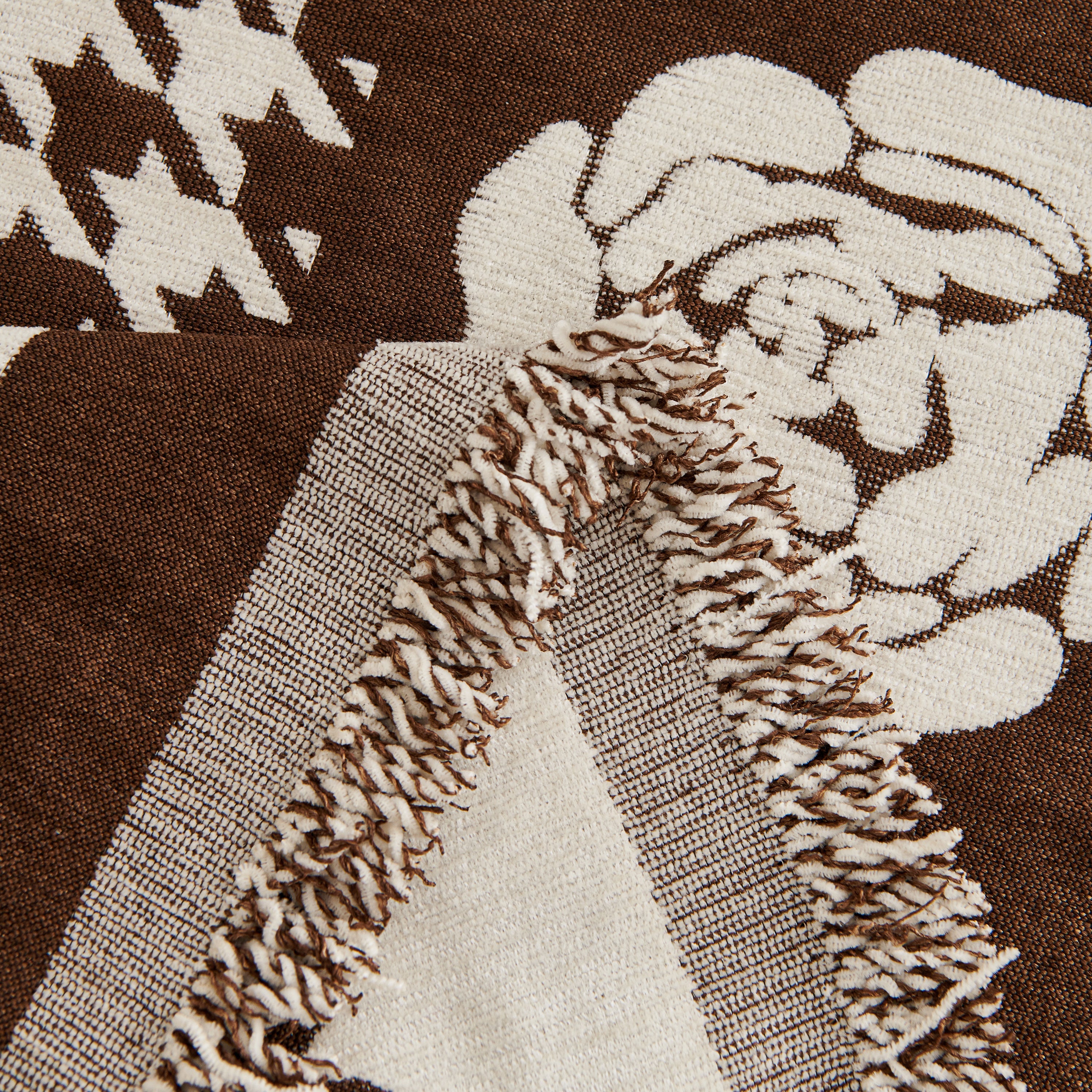 Chenille Houndstooth Sofa Throw Cover, Scratch Proof Cozy Throw Blankets for Couch