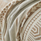 Chenille Sofa Cover Throw Blanket, Boho Geometric Scratch Proof Couch Protector
