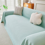 Cooling Ice Silk Knit Couch Cover, Breathable Pet Friendly Soft Throw Cover for Sofas