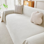 Cooling Ice Silk Knit Couch Cover, Breathable Pet Friendly Soft Throw Cover for Sofas