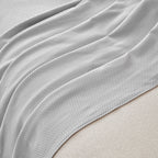 Cooling Ice Silk Knit Couch Cover, Breathable Pet Friendly Soft Throw Cover for Sofas