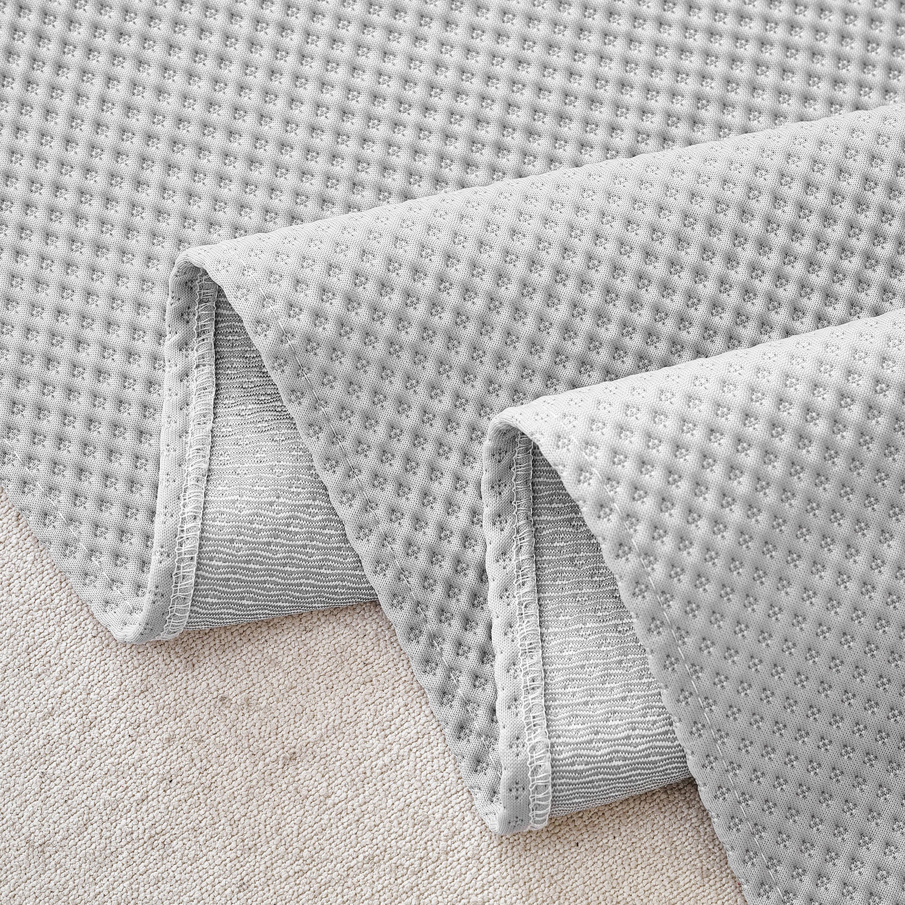 Cooling Ice Silk Knit Couch Cover, Breathable Pet Friendly Soft Throw Cover for Sofas
