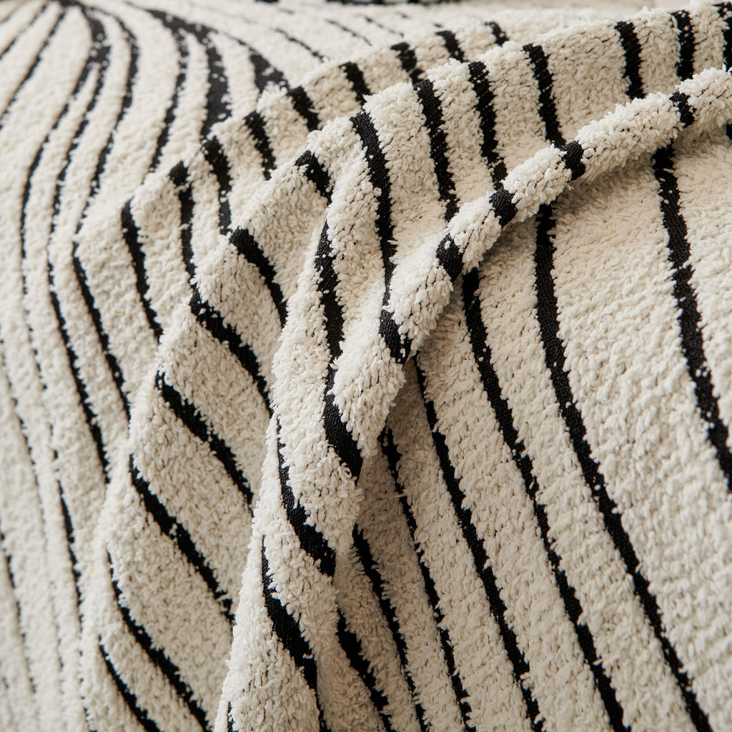 Cozy Striped Sofa Throw Blanket L Shaped Sectional Couch Covers Luxury Throws for Sofas