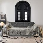 Cozy Striped Sofa Throw Blanket L Shaped Sectional Couch Covers Luxury Throws for Sofas