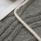 Winter Thickened Non-slip Blanket, Three-Dimensional Embossed Cotton Velvet Sofa Cover