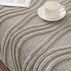 Winter Thickened Non-slip Blanket, Three-Dimensional Embossed Cotton Velvet Sofa Cover