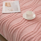 Winter Thickened Non-slip Blanket, Three-Dimensional Embossed Cotton Velvet Sofa Cover