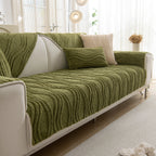 Winter Thickened Non-slip Blanket, Three-Dimensional Embossed Cotton Velvet Sofa Cover