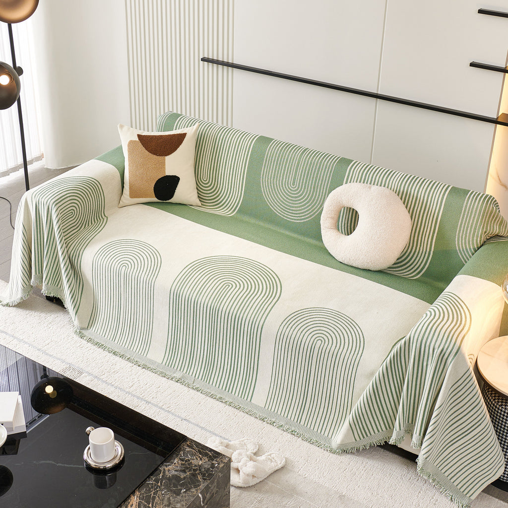 Oversized Sofa Throw Blanket, Couch Protector Throw for Stylish Home Protection