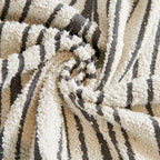 Cozy Striped Sofa Throw Blanket L Shaped Sectional Couch Covers Luxury Throws for Sofas