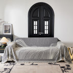 Cozy Striped Sofa Throw Blanket L Shaped Sectional Couch Covers Luxury Throws for Sofas