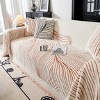 Cozy Striped Sofa Throw Blanket L Shaped Sectional Couch Covers Luxury Throws for Sofas