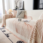 Cozy Striped Sofa Throw Blanket L Shaped Sectional Couch Covers Luxury Throws for Sofas