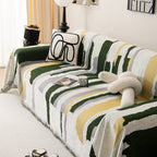 Colorful Chenille Sofa Throw Cover, Fashionable Soft Washable Couch Protector, Sectional Sofa Covers
