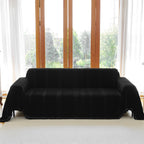 Textural Striped Chenille Sofa Covers, Boho Washable Decor Sofa Blankets Covers