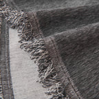 Solid Color Chenille Sofa Throw Blanket, Cozy & Easy Care Fringed Furniture Protector