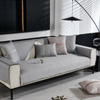 Geometric 3D Sofa Cover, Non-Slip Couch Protector for Seat, Backrest & Armrest