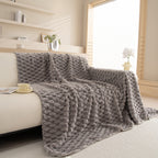 Thick Plush Faux Fur Couch Cover Blanket Warm Fuzzy Blanket Couch Protector for Winter