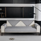 Geometric 3D Sofa Cover, Non-Slip Couch Protector for Seat, Backrest & Armrest
