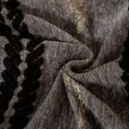 Boho Couch Throw Blanket with Textured Stripes, Sofa Cover for Living Room Decor