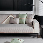 Geometric 3D Sofa Cover, Non-Slip Couch Protector for Seat, Backrest & Armrest