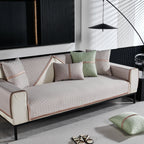 Geometric 3D Sofa Cover, Non-Slip Couch Protector for Seat, Backrest & Armrest