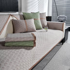 Geometric 3D Sofa Cover, Non-Slip Couch Protector for Seat, Backrest & Armrest