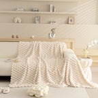 Thick Plush Faux Fur Couch Cover Blanket Warm Fuzzy Blanket Couch Protector for Winter