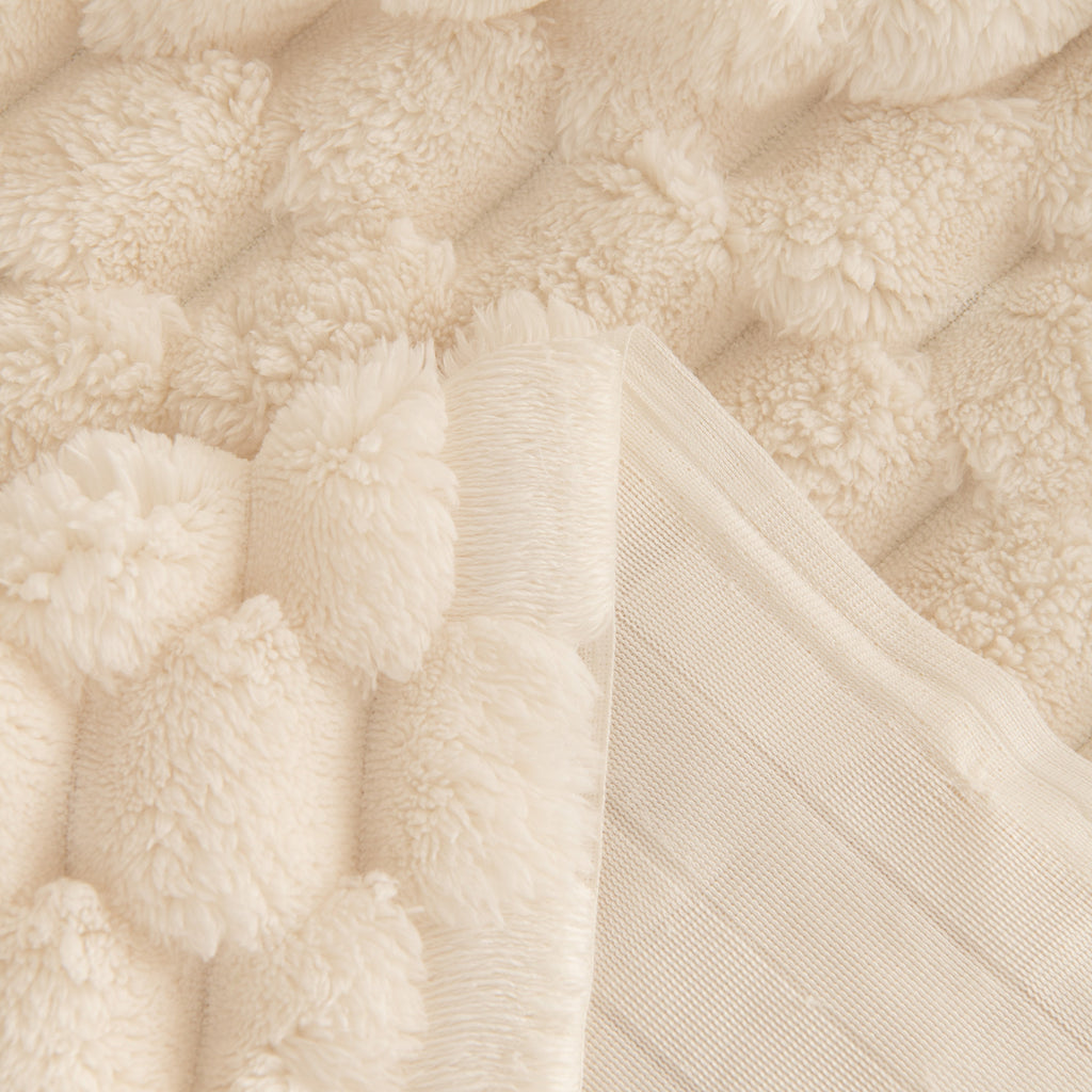 Thick Plush Faux Fur Couch Cover Blanket Warm Fuzzy Blanket Couch Protector for Winter