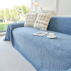 Thick Sherpa Fleece Sofa Protector Cover Stylish Durable Slipcovers for Couches and Chairs