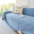 Thick Sherpa Fleece Sofa Protector Cover Stylish Durable Slipcovers for Couches and Chairs