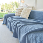 Thick Sherpa Fleece Sofa Protector Cover Stylish Durable Slipcovers for Couches and Chairs