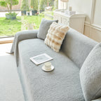 Thick Sherpa Fleece Sofa Protector Cover Stylish Durable Slipcovers for Couches and Chairs