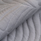 Sofa Cover for Leather & Fabric Couches, 3D Leaf Embossed Quilted Furniture Covers