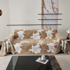 Decorative Throw Blankets for Sofa, Oversized Pretty Floral Throws for Sofas